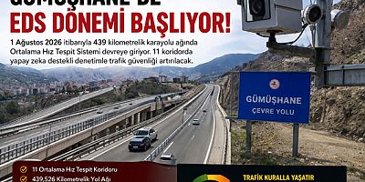 Gümüşhane’de Yapay Zekalı Ceza Dönemi Başlayacak