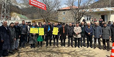 Gümüşhane’de iktidar ve muhalefet Yeşilyurt sakinlerinin maden mücadelesi için birleşti
