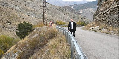 Gümüşhane’de yol güvenliği için yatırımlar sürüyor