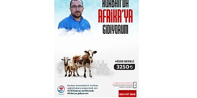 Gümüşhane’den Afrika’ya Uzanan Yardım Eli
