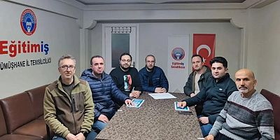 Gümüşhane Eğitim-İş’te Görev Dağılımı Belli Oldu