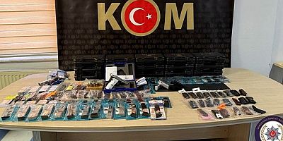 Gümüşhane Emniyetinden 4 ili kapsayan silah operasyonu
