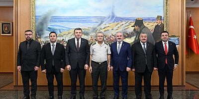 Gümüşhane Heyetinden Kara Kuvvetleri Komutanlığına Ziyaret 