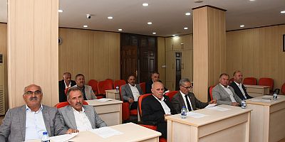 Gümüşhane İl Genel Meclisi temmuz ayı toplantıları sona erdi