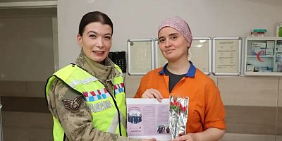 Gümüşhane İl Jandarma Komutanlığı’ndan 8 Mart’ta anlamlı farkındalık faaliyeti