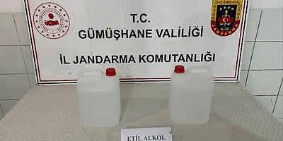 Gümüşhane Jandarmasından Kaçak İçki Operasyonu: Şüpheli Gözaltında