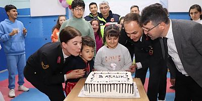 Gümüşhane Jandarmasından Özel Çocuklara Anlamlı Ziyaret