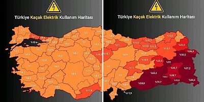 Gümüşhane Kaçak Elektrikin en Yoğun Kullanıldığı il 