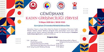 GÜMÜŞHANE KADIN GİRİŞİMCİLİK ZİRVESİ GERÇEKLEŞTİRİLECEK