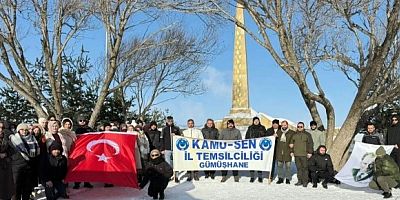 Gümüşhane Kamu-Sen, Sarıkamış şehitliğinden hadsiz saldırıya sert tepki gösterdi