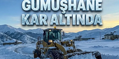 Gümüşhane kar altında: 182 köyde ulaşım durdu