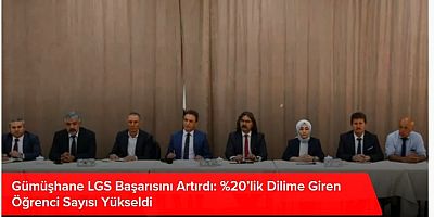 Gümüşhane LGS Başarısını Artırdı: Torul: 70 öğrenciden 52 öğrenci (%74,29)
