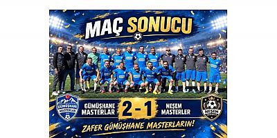 Gümüşhane Masterlar Sezona Galibiyetle Başladı: 2-1