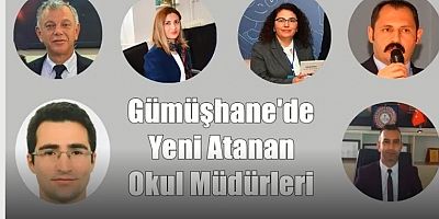 Gümüşhane merkez İlçede 6 okul ve kuruma müdür atandı