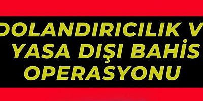 Gümüşhane merkezli dolandırıcılık ve yasa dışı bahis operasyonunda 4 şüpheli yakalandı