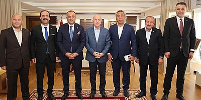 GÜMÜŞHANE MHP HEYETİNDEN BAŞKAN SEKMEN’E ZİYARET