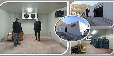 Gümüşhane’nin ilk soğuk hava deposu hizmete girdi