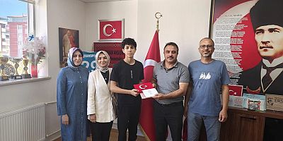 Gümüşhane'nin LGS Şampiyonu Şiran'dan: Yusuf Tuna Gürmeriç İl Birincisi Oldu