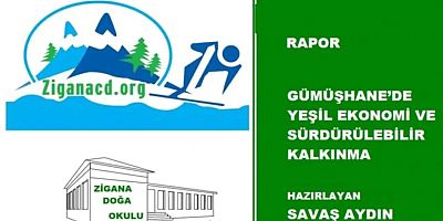 Gümüşhane’nin yeşil ekonomi raporu açıklandı