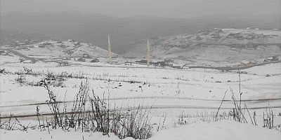 Gümüşhane’nin yüksek kesimleri beyaza büründü