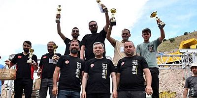 Gümüşhane Off-Road Festivali’nde kupalar sahiplerini buldu
