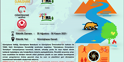 Gümüşhane Ormanlarını Temizliyor