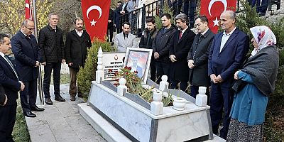 GÜMÜŞHANE-ŞEHİT NECMETTİN ÖĞRETMEN, 24 KASIM'DA ANILDI
