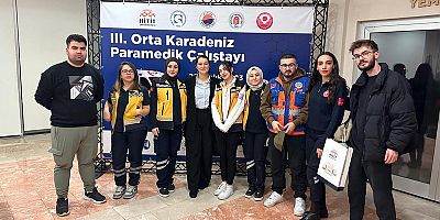 Gümüşhane SHMYO Öğrencileri III. Orta Karadeniz Paramedik Çalıştayı