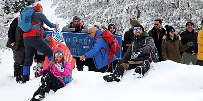 Gümüşhane-Şiran sınırındaki Tersun Dağı’nda doğa yürüyüşü