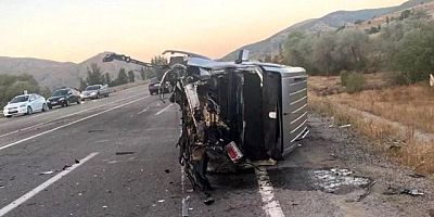 Gümüşhane' Trafik Kazası  