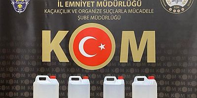 Gümüşhanede Sahte Alkol Operasyonu 20 litre Etil Alkol Ele geçirildi.
