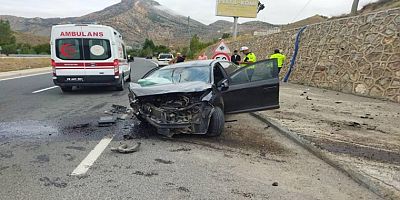 Gümüşhanede trafik kazası: 3 yaralı  