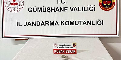Gümüşhanede Uyuşturucu  Operasyonu