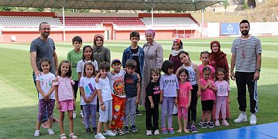 Gümüşhaneli çocuklar ilk kez cimnastik sporuyla tanıştı