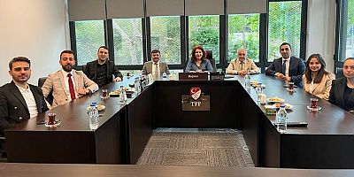 Gümüşhaneli Hukukçular Platformu’ndan Türkiye Futbol Federasyonu’na ziyaret