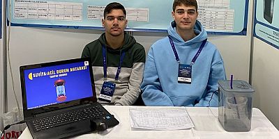 Gümüşhaneli öğrenci Tübitak’ta 3.oldu