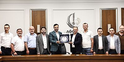 Gümüşhaneliler’den Abdullah Özdemir’e hayırlı olsun ziyareti