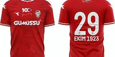 Gümüşhanespor’dan Cumhuriyetin 100. yılına özel forma