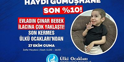 Haydi Gümüşhane Çınar Topuz’u da yaşatalım