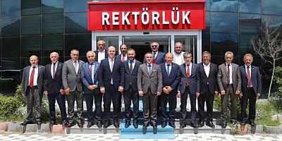 İl Genel Meclisinden Rektör Yıldız’a hayırlı olsun ziyareti