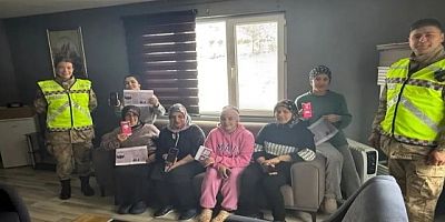 İl Jandarma Komutanlığı KADES bilgilendirmelerine devam ediyor