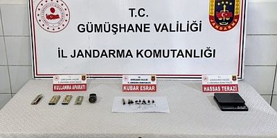 İl Jandarma Komutanlığı’ndan Kelkit’te uyuşturucu operasyonu