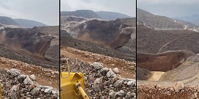 İliç'te maden ocağında Toprak Kayması Kelkitli İşçi Toprak altında