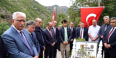 İLKSAN'dan  Necmettin Yılmaz'ın Kabrine Ziyaret