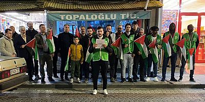 İSRAİL ZULMÜNE GÜMÜŞHANE’DEN KINAMA