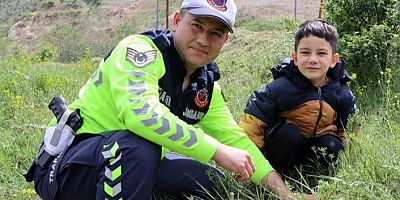 Jandarmada miniklere hem trafik hem doğa eğitimi