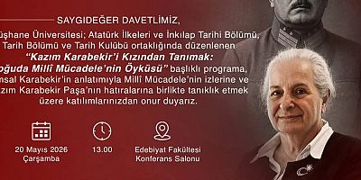 Kâzım Karabekir’in Kızı Gümüşhane’ye Geliyor! Yürek Sızlatan Hatıralar İlk Ağızdan Paylaşılacak