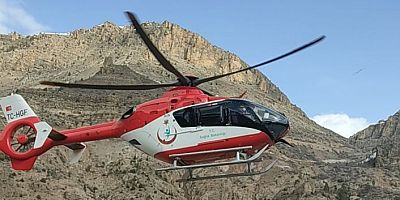 Kadın hasta Ambulans Helikopterle Gümüşhane’ye Getirildi