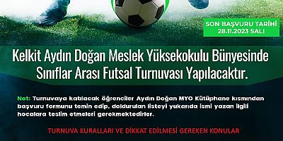 KADMYO Futsal Turnuvası