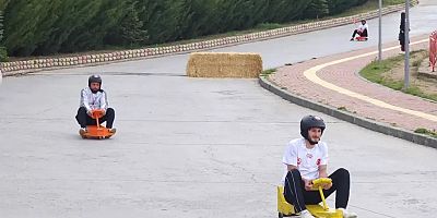Kampüste Adrenalin Tavan Yaptı: Rampadan Aşağı Son Sürat İndiler!